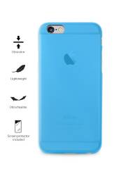 Etui do iPhone 7/8/SE 2020 PURO Ultra Slim 0.3 Cover + folia - niebieskie - zdjęcie 1