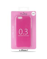 Etui do iPhone 7/8/SE 2020 PURO Ultra Slim 0.3 Cover + folia - różowe - zdjęcie 2