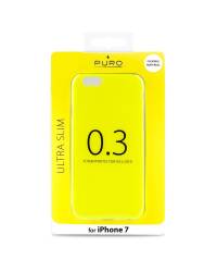 Etui do iPhone 7/8/SE 2020 PURO Ultra Slim 0.3 Cover + folia - limonkowe - zdjęcie 2