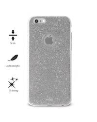 Etui do iPhone 7/8/SE 2020 PURO Glitter Shine Cover - srebrne - zdjęcie 1