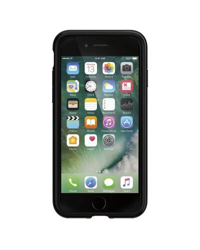 Etui do iPhone 7/8/SE 2020 Spigen Rugged Armor - czarne - zdjęcie 2