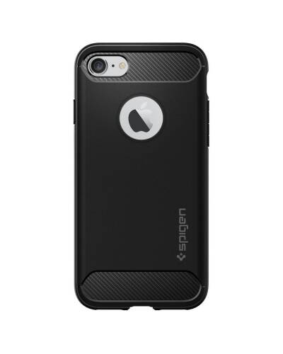 Etui do iPhone 7/8/SE 2020 Spigen Rugged Armor - czarne - zdjęcie 4