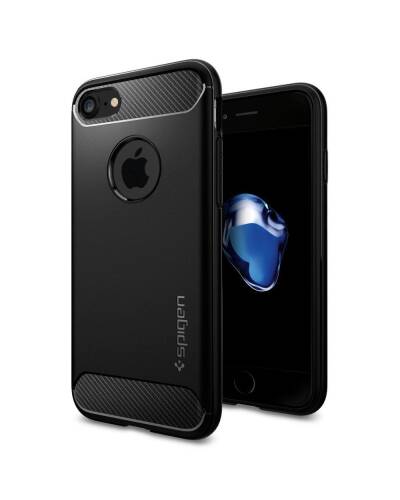 Etui do iPhone 7/8/SE 2020 Spigen Rugged Armor - czarne - zdjęcie 1