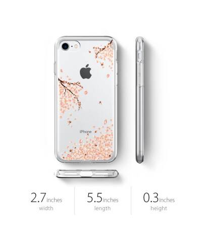 Etui do iPhone 7/8/SE 2020 Spigen Liquid Crystal - przezroczyste - zdjęcie 3