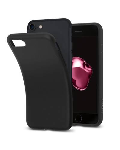 Etui do iPhone 7/8/SE 2020 Spigen Liquid - Czarny - zdjęcie 2