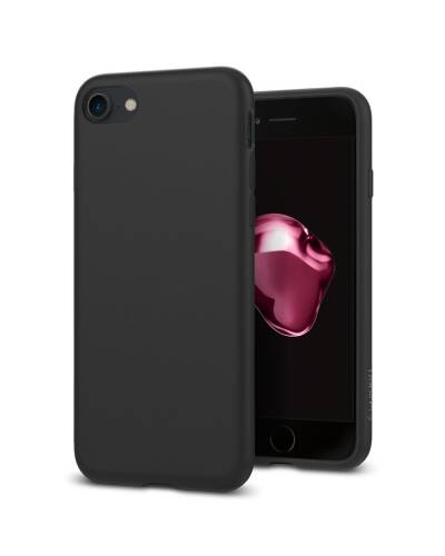 Etui do iPhone 7/8/SE 2020 Spigen Liquid - Czarny - zdjęcie 1