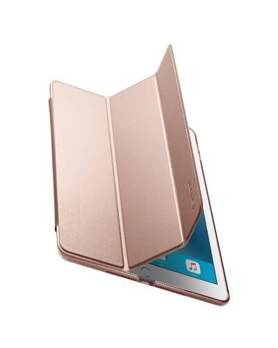 Etui do iPad 2017/2018 Spigen Smart Fold - różowe złoto - zdjęcie 2