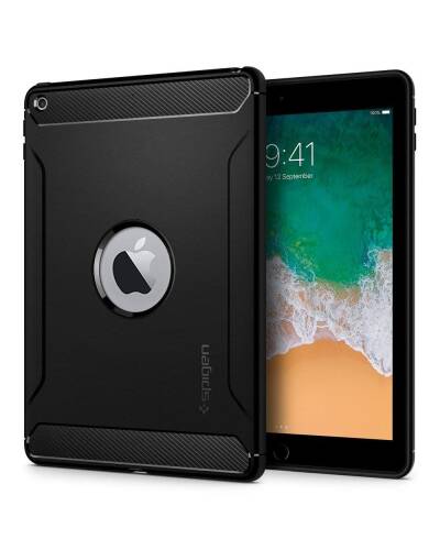 Etui do iPad 2017/2018 Spigen Rugged Armor - czarne - zdjęcie 1