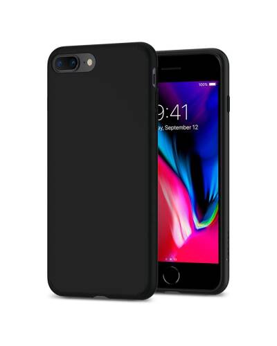 Etui do iPhone 7/8 Plus Spigen Liquid Crystal 2 Matte - czarne - zdjęcie 1