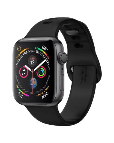 Pasek do Apple Watch 1/2/3/4/5/6/SE (42/44mm) Spigen Air Fit - czarny  - zdjęcie 1