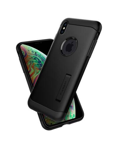 Etui do iPhone Xs/X Spigen Slim Armor - czarne - zdjęcie 4