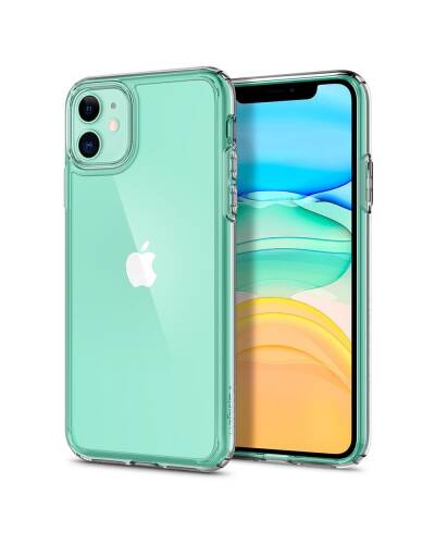 Etui do iPhone 11 Spigen Crystal Hybrid - przezroczyste - zdjęcie 5