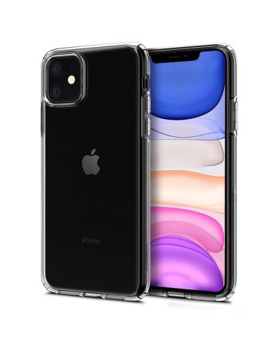 Etui do iPhone 11 Spigen Liquid Crystal - przezroczyste - zdjęcie 2