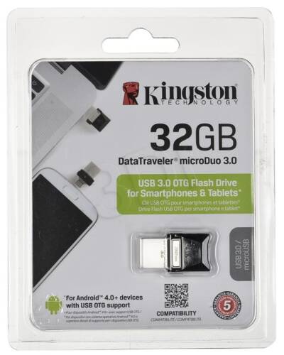 Pamięć przenośna microDuo Kingston 32GB  - zdjęcie 1