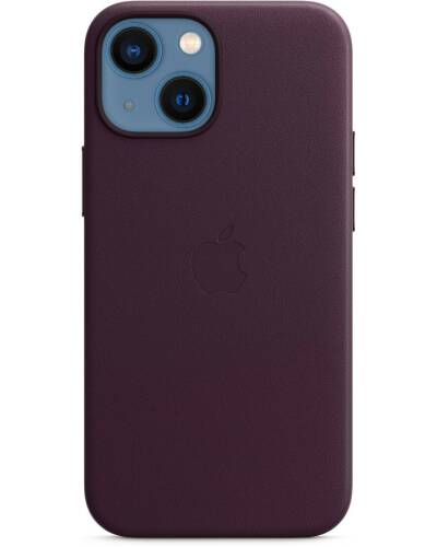 Etui do iPhone 13 mini Apple Leather Case - Dark Cherry  - zdjęcie 1