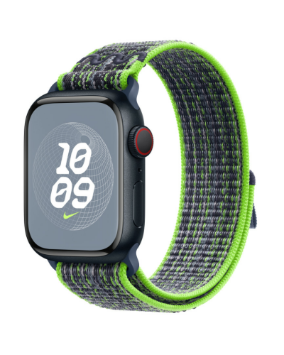 Rzeszów Apple Pasek 41 silikonowy Nike+ w kolorze Green/Blue MTL03ZM/A - zdjęcie 2