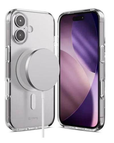 Kraków Etui iPhone 17 Crong Clear MAG Cover przezroczyste CRGCLRMIP1763TRS - zdjęcie 2