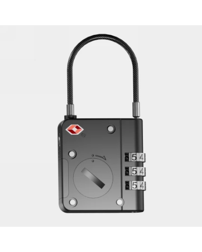 KS520-BLK Kłódka KeySmart do walizki z lokalizatorem kompatybilna z Apple Find My black Warszawa - zdjęcie 2