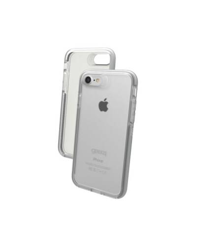 Etui do iPhone 7/8/SE 2020 gear4 D3O Piccadilly - srebrne - zdjęcie 2