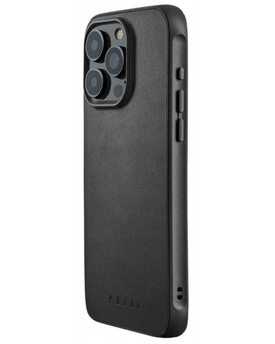 Etui do iPhone 15 Pro Max Mujjo Shield MagSafe czarne - zdjęcie 1