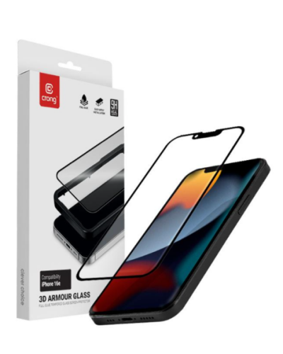 Szkło hartowane iPhone 17e 16e 14 13 13 Pro Crong 3D Armor Glass - zdjęcie 1