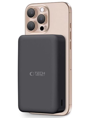 Powerbank Tech-Protect PB12 LifeMag Magnetic 20000 mAh czarny 5906302375790 - zdjęcie 1