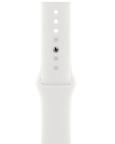 Pasek do Apple Watch 42/45mm Silicone - biały - zdjęcie 1