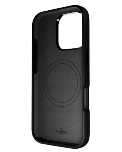 PUIPC16P61ICONMPBLK Etui do iPhone 16 Pro PURO ICON Mag Cover czarny - zdjęcie 2