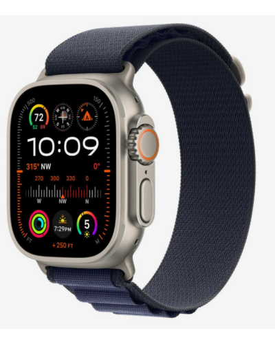 MXMY3ZM/A Apple Alpine Loop 49mm Navy - rozmiar M Natural Titanium Finish Rzeszów - zdjęcie 2