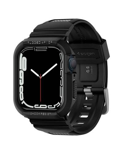 Etui do Apple Watch Spigen Rugged Armor Pro S4 44 mm - Czarne - zdjęcie 1