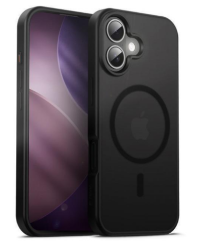 CRGHFMIP1763BLK Etui do iPhone 17 Crong Hybrid Frost MAG Cover czarny - zdjęcie 1
