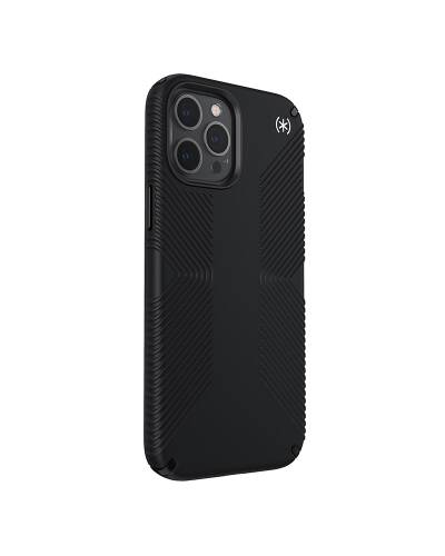 Etui iPhone 12 Pro Max z powłoką antybakteryjną Speck Presidio2 Grip - czarne  - zdjęcie 2