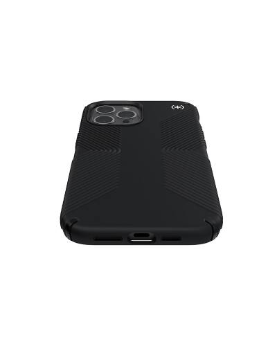 Etui iPhone 12 Pro Max z powłoką antybakteryjną Speck Presidio2 Grip - czarne  - zdjęcie 3