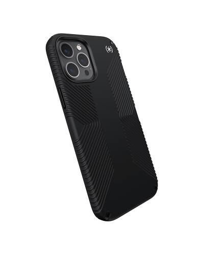 Etui iPhone 12 Pro Max z powłoką antybakteryjną Speck Presidio2 Grip - czarne  - zdjęcie 5