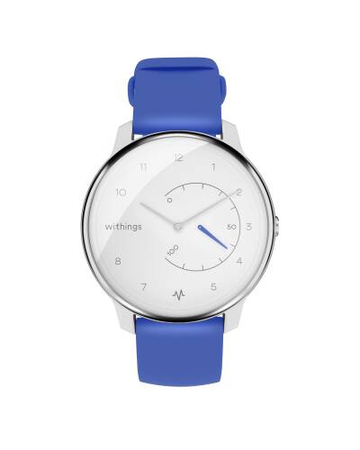 Smartwatch z funkcją EKG Withings Move ECG 38mm biało-niebieski - zdjęcie 1