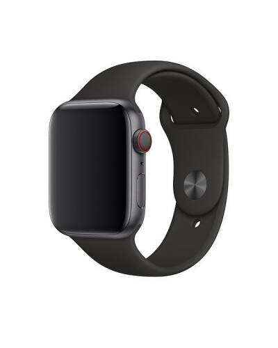 Pasek do Apple Watch 42/44mm Apple Silicone - czarny - zdjęcie 1