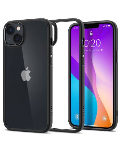 Etui do iPhone 13/14 Spigen Ultra Hybrid - Czarny mat - zdjęcie 1