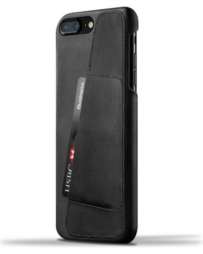 Etui do iPhone 7/8 Plus Mujjo Wallet skórzane - czarne - zdjęcie 1