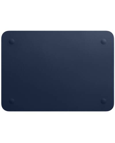 Etui skórzane  do Macbook 12 Leather Sleeve - nocny błękit - zdjęcie 2