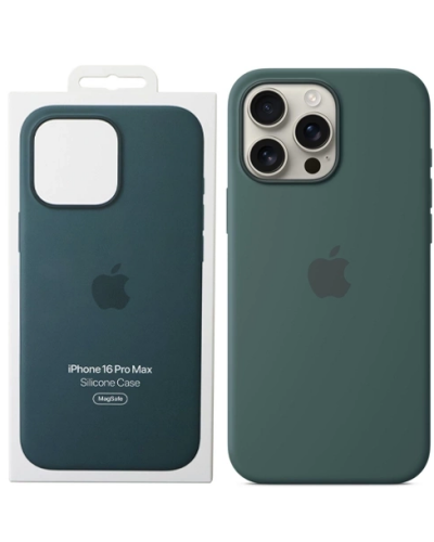 MA7V4ZM/A Apple Etui do iPhone 16 Pro Max Silicone Case Magsafe Lake green - zdjęcie 2