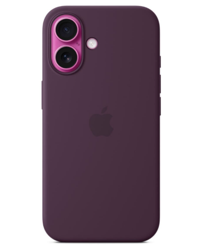 Apple Etui do iPhone 16 Silicone MagSafe - Plum - zdjęcie 1