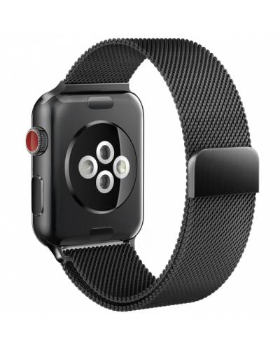 Bransoleta do Apple Watch 42/44mm TECH-PROTECT Milaneseband  - czarna - zdjęcie 1