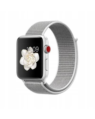 Pasek do Apple Watch 1/2/3/4/5 silikonowy Tech-Protect 42mm/44mm - srebrny - zdjęcie 1