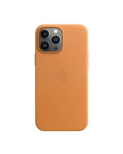 Etui do iPhone 13 Pro Max Apple Leather Case MagSafe - brązowe - zdjęcie 1