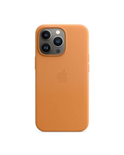 Etui do Apple iPhone 13 Naturalna skóra z MagSafe - Jasny Brąz - zdjęcie 1