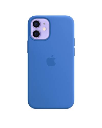 Akcesoria do iPhone Etui do Apple iPhone 12 mini Silicone Case z MagSafe blue - zdjęcie 3