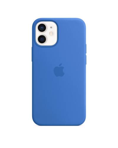 Etui do iPhone 12 mini Apple Silicone Case z MagSafe adriatycki błękit - zdjęcie 1