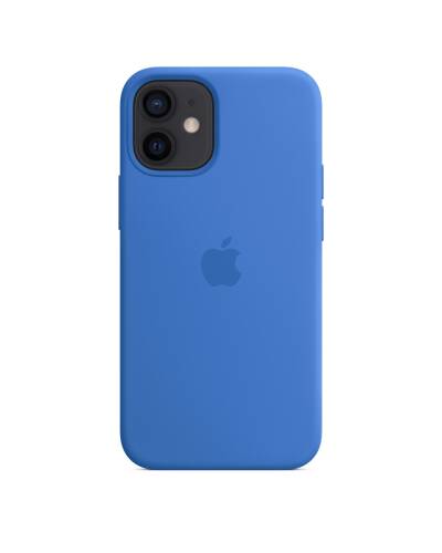 Etui do Apple iPhone 12 mini Silicone Case z MagSafe niebieski - zdjęcie 2