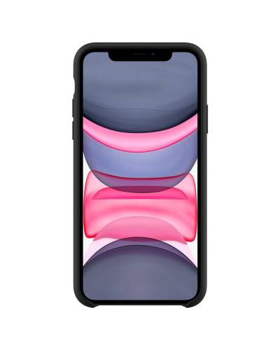 Etui di iPhone 11 spigen silicone fit - czarne - zdjęcie 3