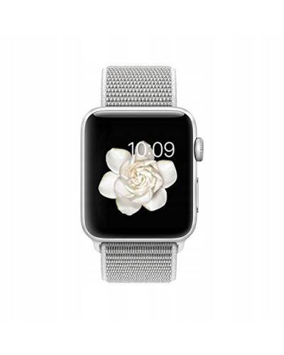 Pasek do Apple Watch 1/2/3/4/5 silikonowy Tech-Protect 42mm/44mm - srebrny - zdjęcie 2